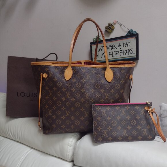 Beautiful Louis Vuitton Neverfull GM PEONY Interior Set✨💕 - Picture 1 of 15